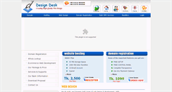 Desktop Screenshot of designdeskbd.com